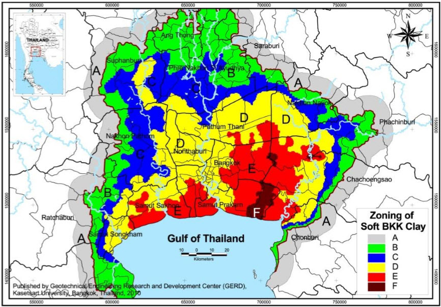 ดินเหนียวอ่อนกรุงเทพ (Bangkok clay)